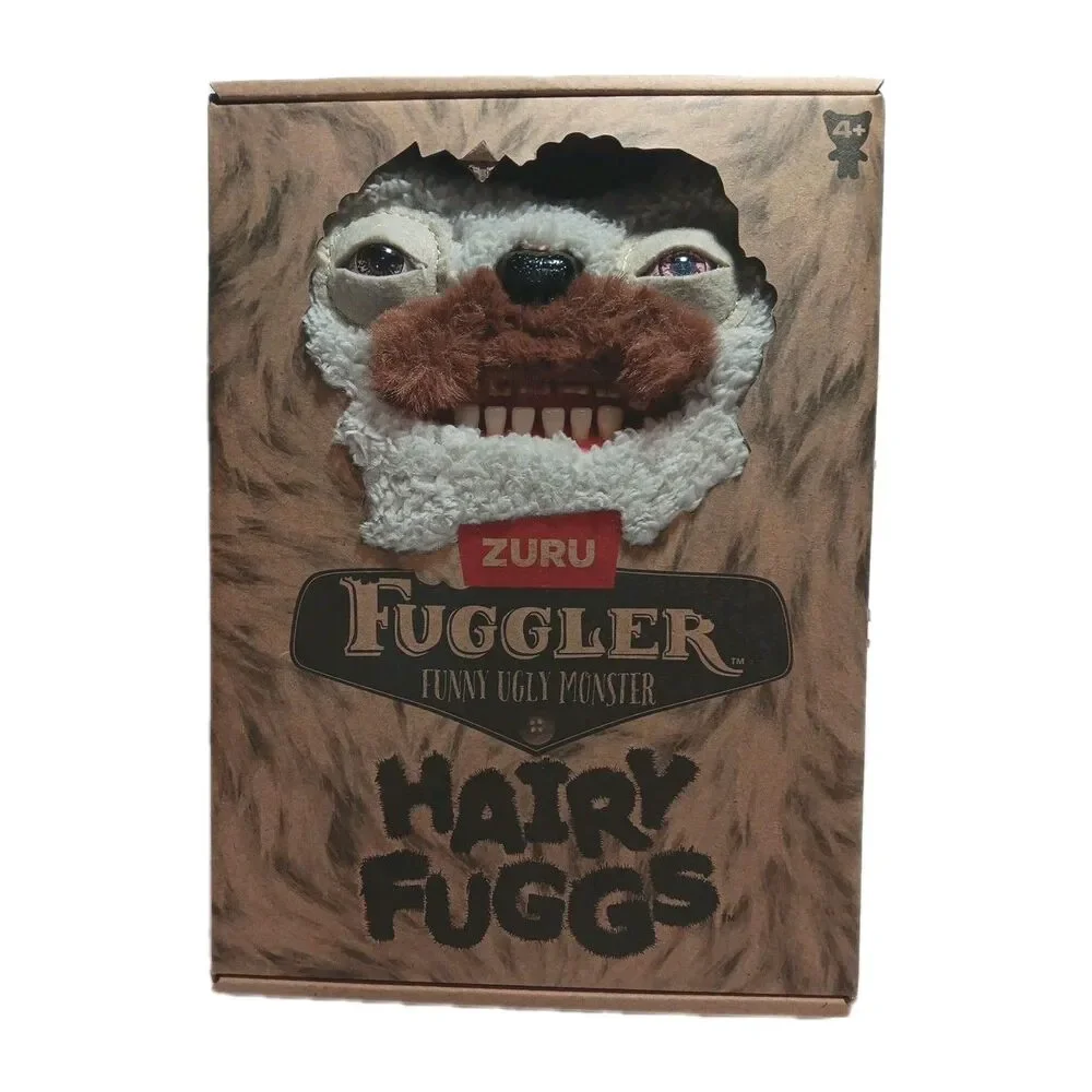 *NEW* Fuggler Hairy Fuggs OLD TOOTH MOUSTACHE Funny Ugly Monsters Zuru PLUSH